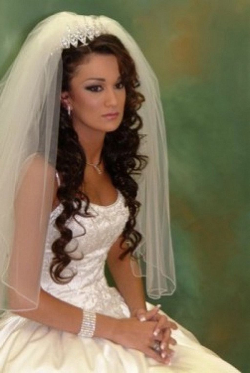 Wedding Hairstyles For Curly Hair With Veil
 Wedding hairstyles for short hair with veil Hairstyle