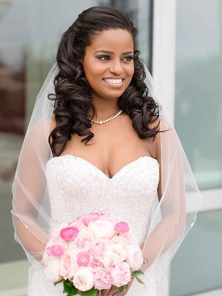 Wedding Hairstyles For Curly Hair With Veil
 16 Curly Wedding Hairstyles for Long and Short Hair
