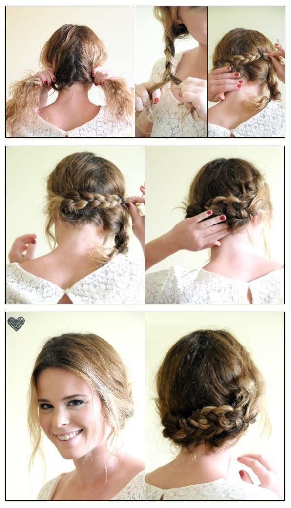 Wedding Hairstyles For Short Hair Step By Step
 Braided Hairstyles For Short Hair Step By Step Hairstyles