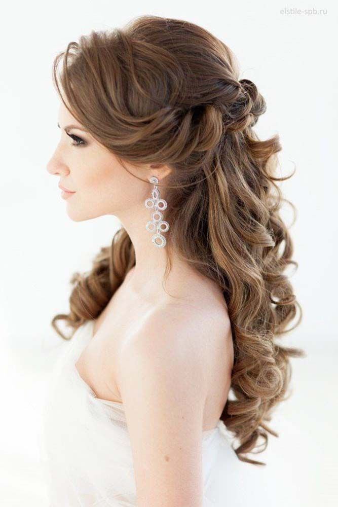 Wedding Hairstyles Long Hair Down
 20 Awesome Half Up Half Down Wedding Hairstyle Ideas