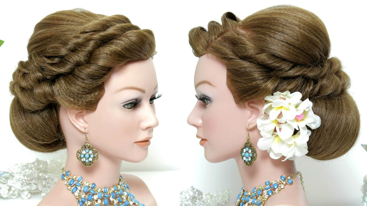 Wedding Hairstyles Tutorial
 Bridal hairstyle Wedding updo for long hair tutorial