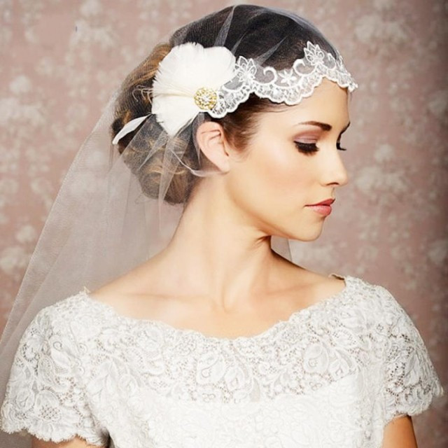 Wedding Hairstyles Veil
 19 Fabulous Bridal Hairstyles With Veils and Hairpieces