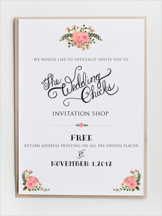 Wedding Invitation Websites
 Top Ten Websites That fer Free Printable Invitations