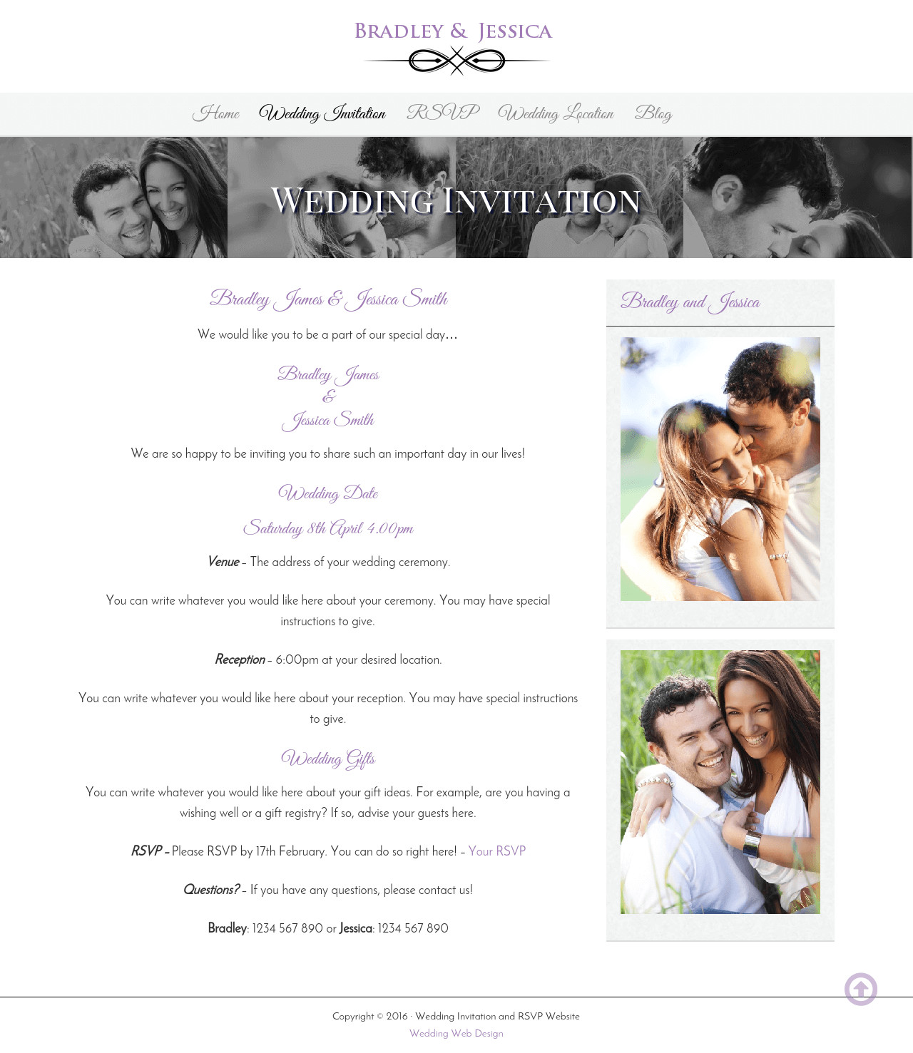 Wedding Invitation Websites
 Wedding Invitation and Wedding Gallery Websites