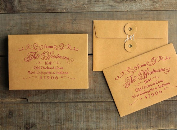 Wedding Invitations Return Address
 Return Address Stamp for Wedding Invitations & Save the Dates