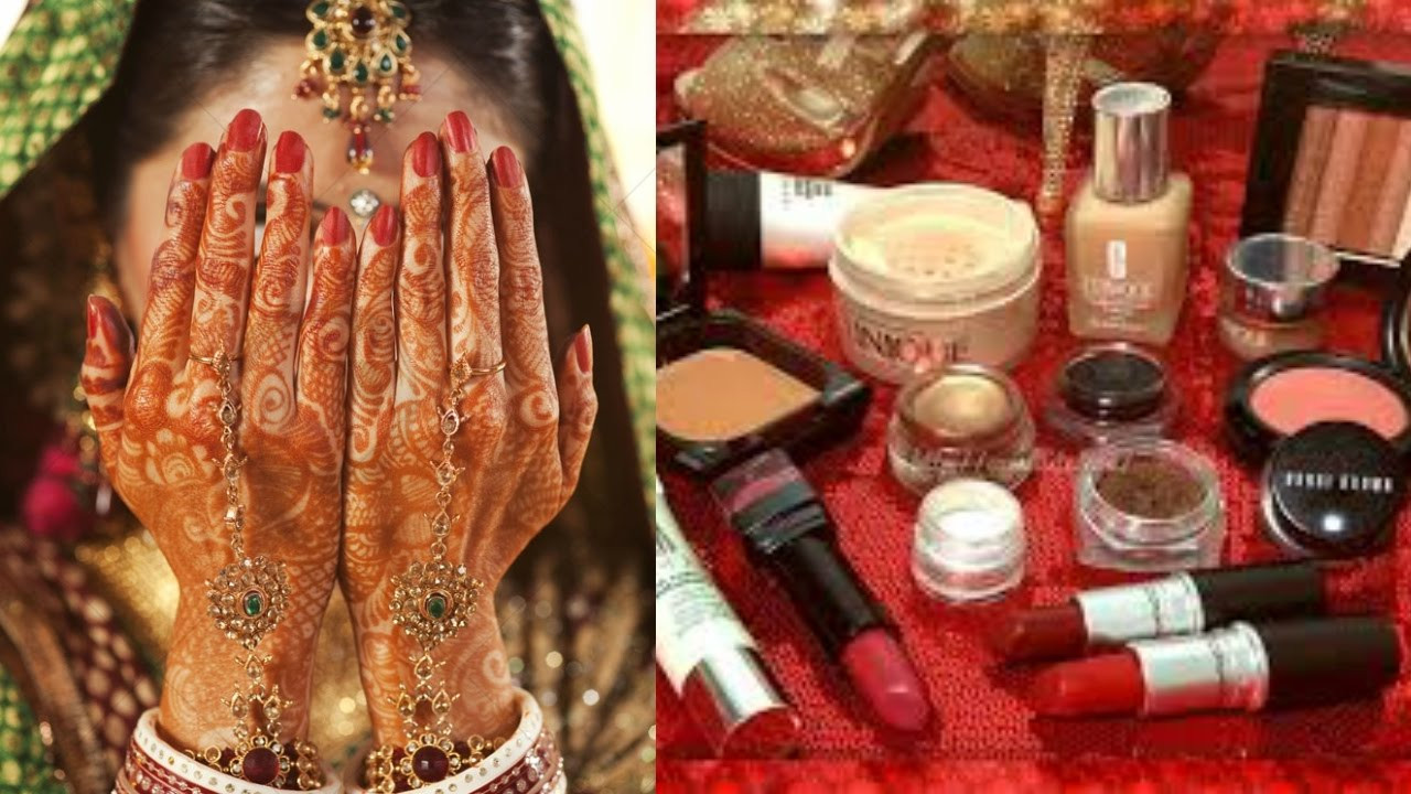 Wedding Makeup Kit
 Indian Bridal makeup kit essentials for beginners