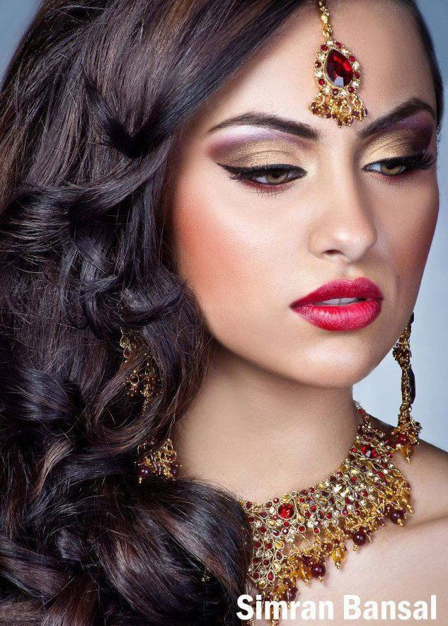 Wedding Makeup Pinterest
 Amazing wedding bridal makeup Beautiful Indian Bride