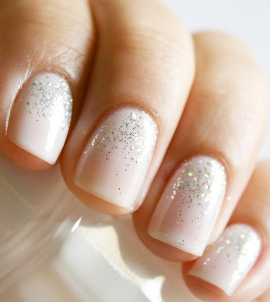 Wedding Nails With Glitter
 bcgevents Beauty Sightings Fun Wedding Manicures