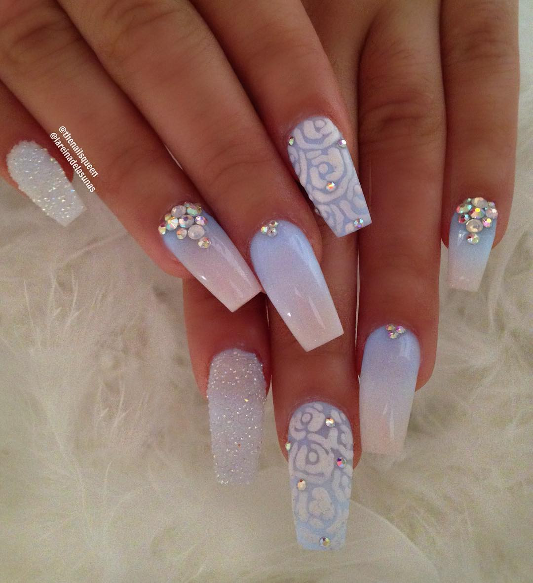 Wedding Nails With Glitter
 30 Fairy Like Wedding Nails For Your Big Day Wild About