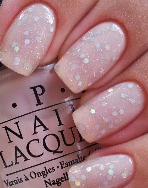 Wedding Nails With Glitter
 27 Glamorous Wedding Nail Ideas for 2017 Pretty Designs