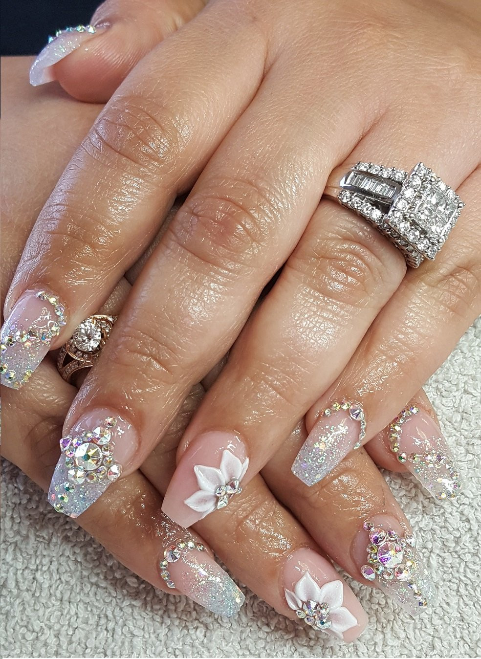 Wedding Nails With Rhinestones
 30 Fairy Like Wedding Nails For Your Big Day Wild About