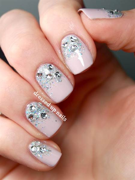 Wedding Nails With Rhinestones
 Wedding Nails Bridal Nail Designs & Manicures TODAY