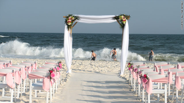 Wedding On The Beach
 Beach weddings take a hit from disaster CNN