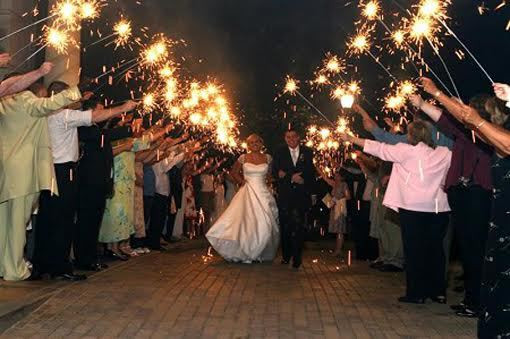 Wedding Reception Sparklers
 Why are 36” Wedding Sparklers the Most Popular Choice