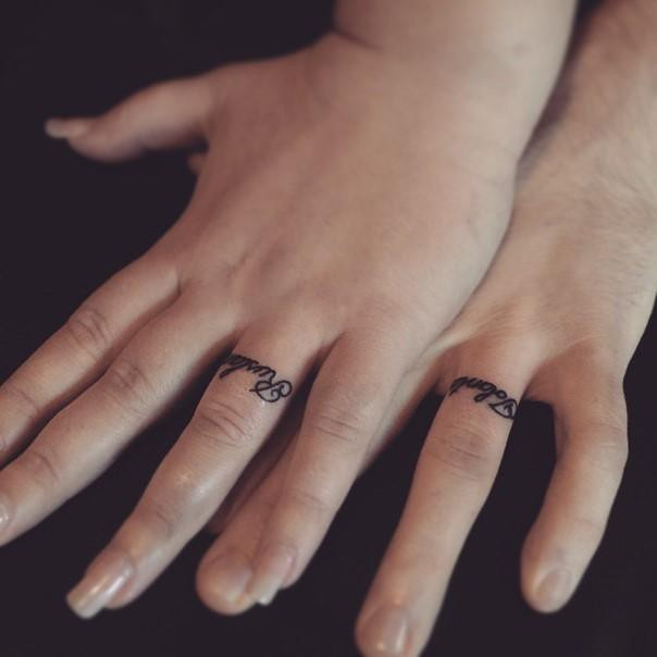 Wedding Ring Tattoos For Men
 50 Cool Wedding Ring Tattoos To Express Their Undying Love