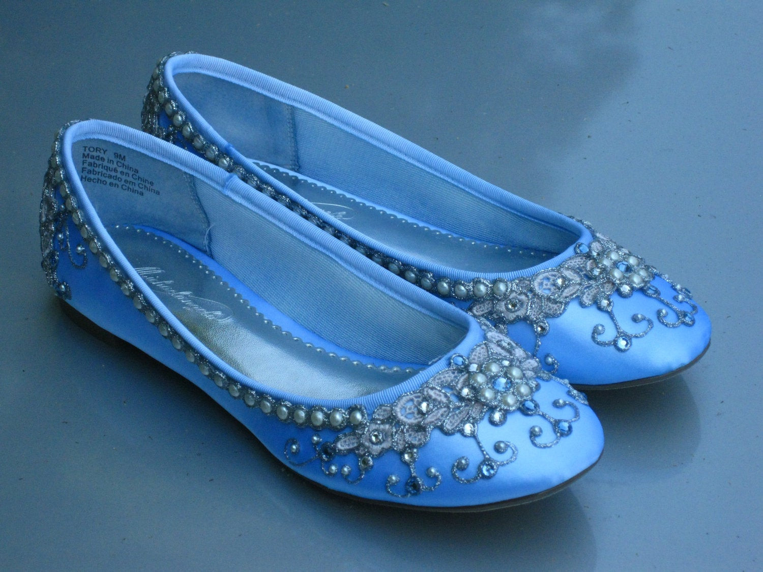 Wedding Shoes Ballet Flats
 Cinderella s Slipper Bridal Ballet Flats Wedding Shoes