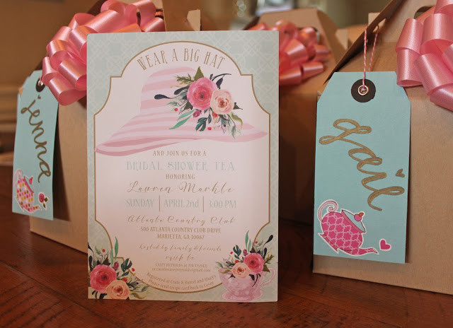 Wedding Shower Host Gift Ideas
 lauren alford design tea party bridal shower hostess ts