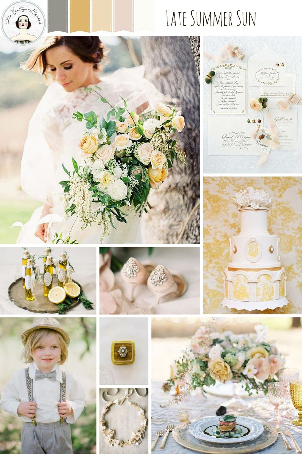Wedding Themes For August
 A Romantic Late Summer Wedding Inspiration Board