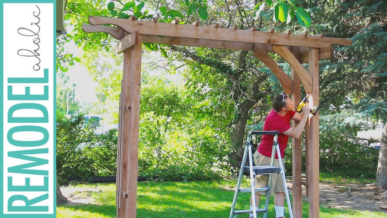 Wedding Trellis DIY
 How to Build a Wood Arbor for Garden Yard or Wedding