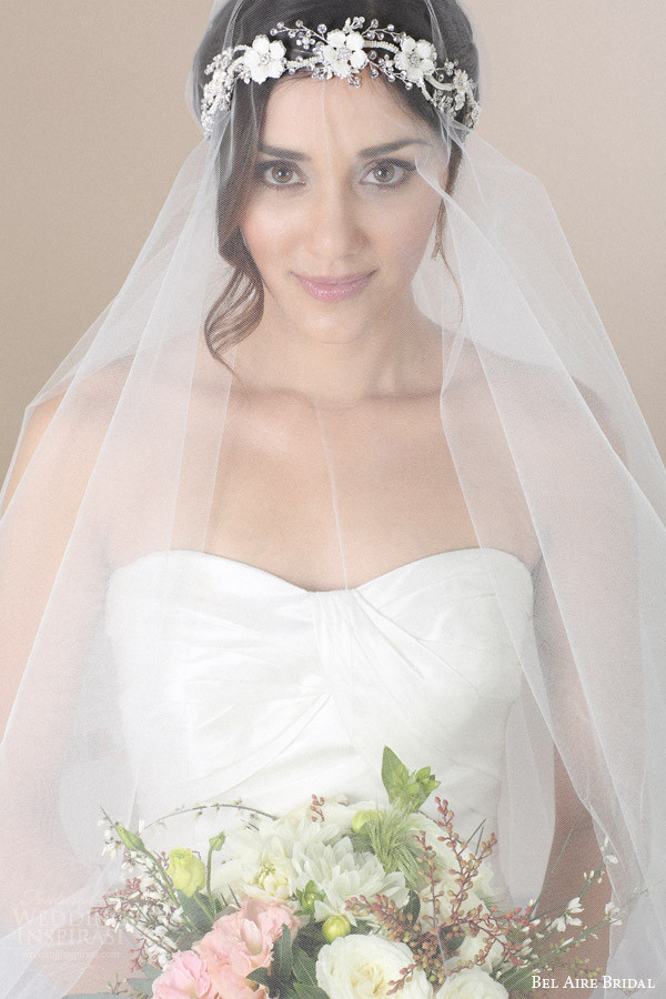 Wedding Veils With Flowers In Hair
 Romantic Accessories by Bel Aire Bridal — Sponsor