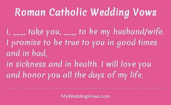 Wedding Vows In Sickness And In Health
 17 Best images about Wedding vows on Pinterest
