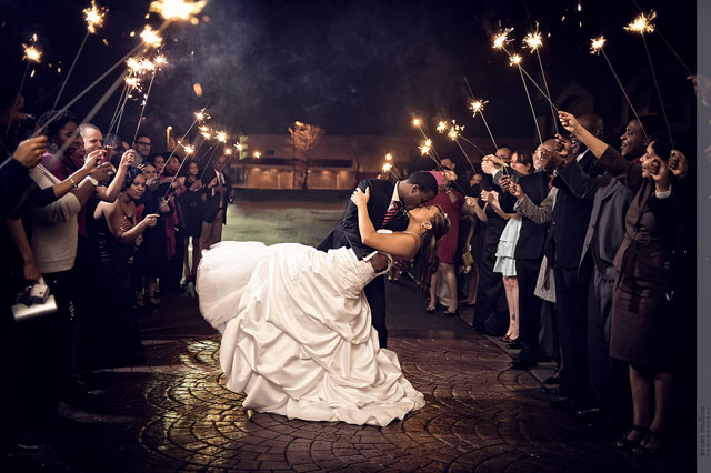 Wedding With Sparklers
 How Arranging a Sparkler Exit Almost Cost Me My Career As