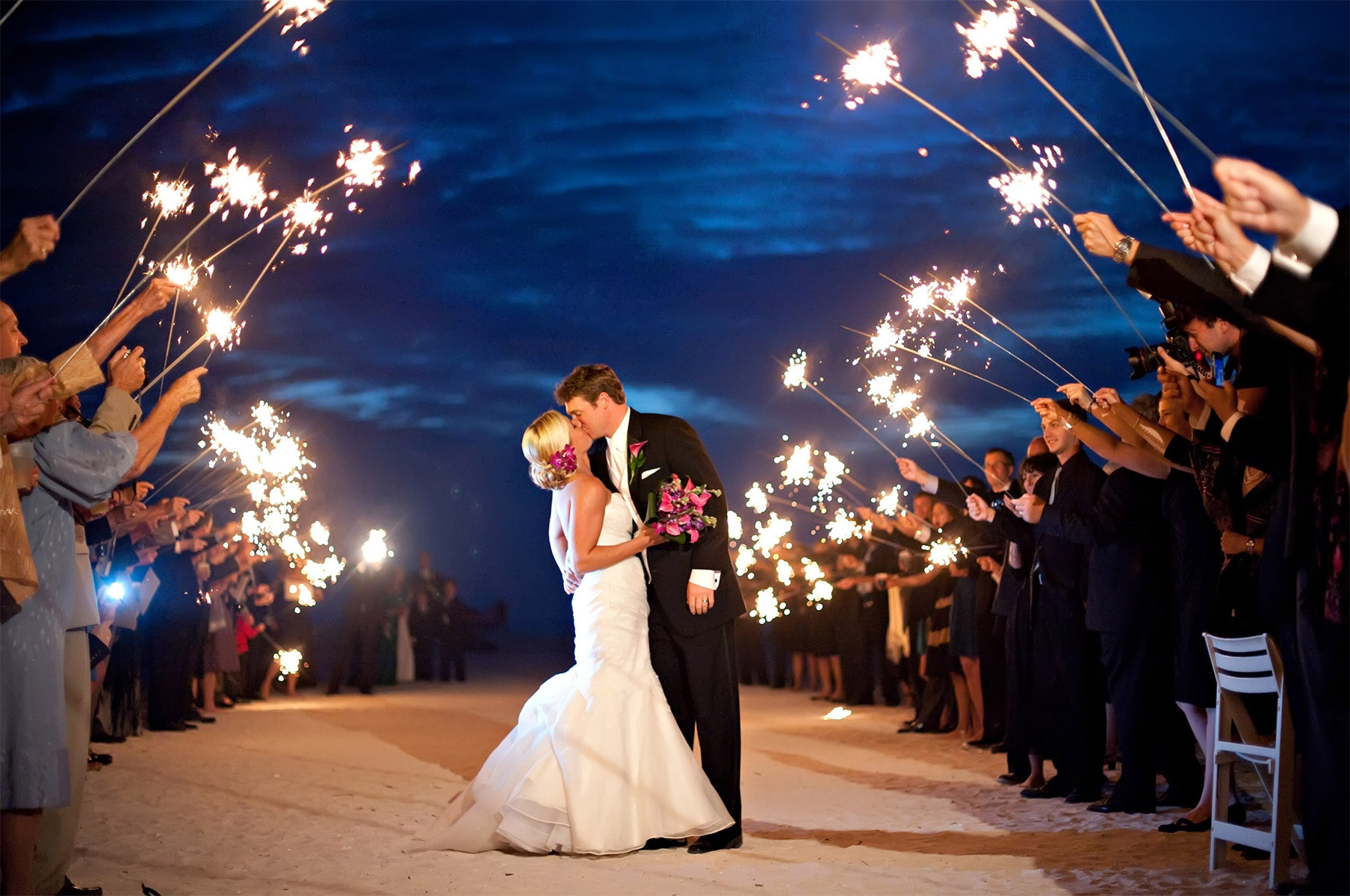 Wedding With Sparklers
 A Guide to Using Sparklers for Your Wedding Exit Send f