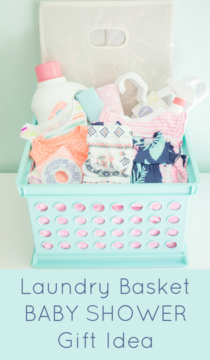 Welcome Baby Gift Ideas
 Laundry basket baby shower t