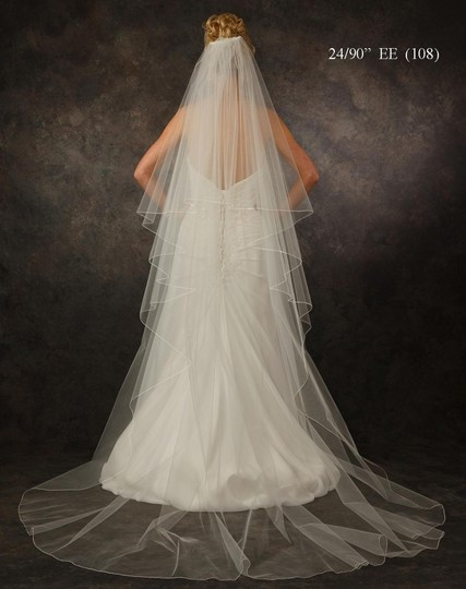 What Are Wedding Veils Made Of
 J L Johnson Bridals Ivory Chapel Length Custom Made Two