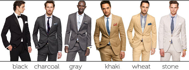 What Color Suit To Wear To A Wedding
 Wedding Day Suiting Part 1 American Wedding Wisdom