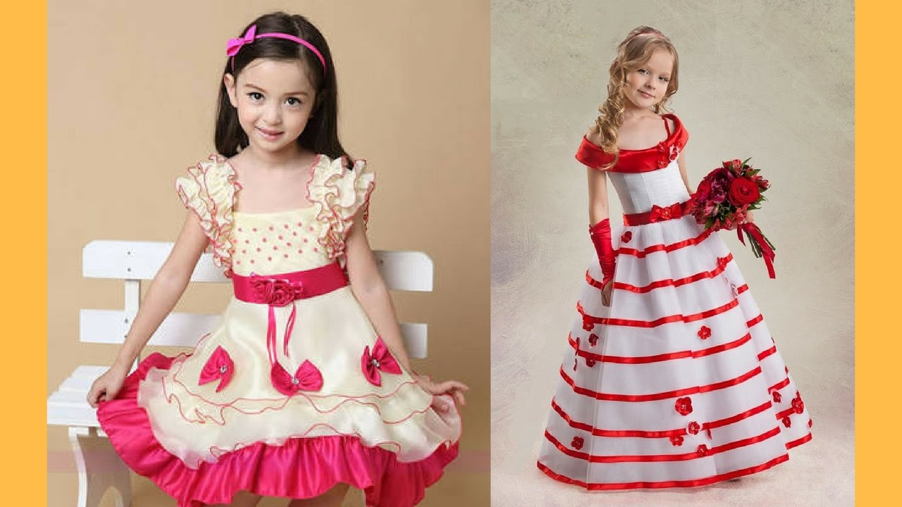 What To Wear To A Child Birthday Party
 Kids party wear gown kids birthday party dress for girls