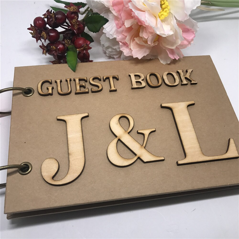 Where Can I Get A Wedding Guest Book
 Personalized Wedding Guest Book Custom Wedding