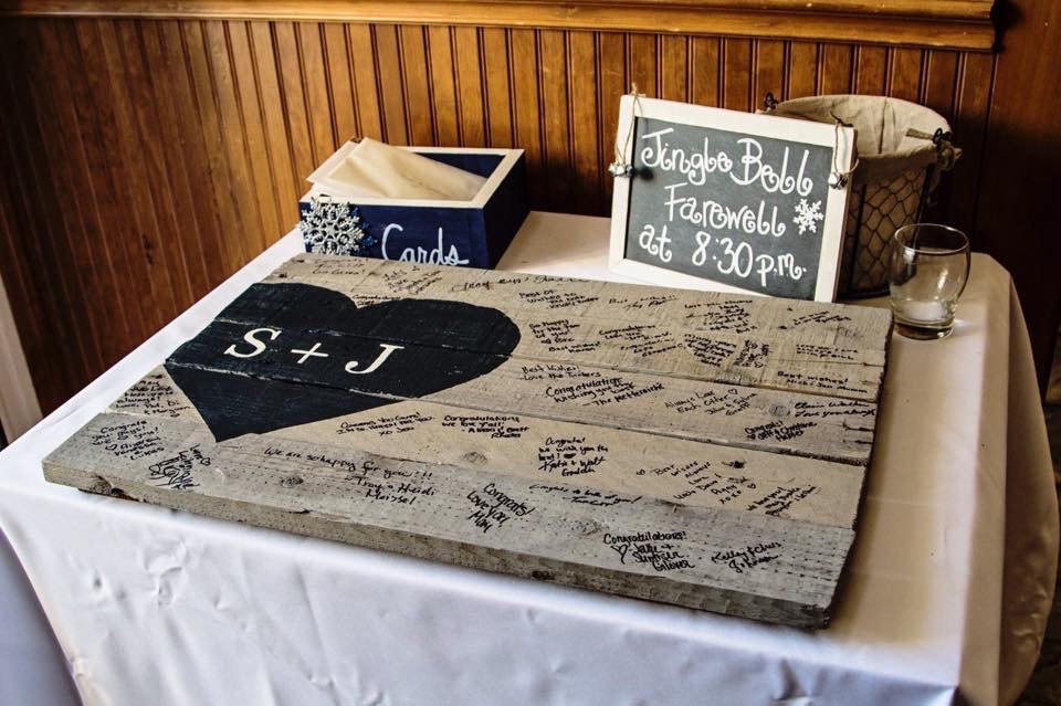 Where Can I Get A Wedding Guest Book
 Rustic Wedding Guest Book reclaimed wood pallet distressed 26