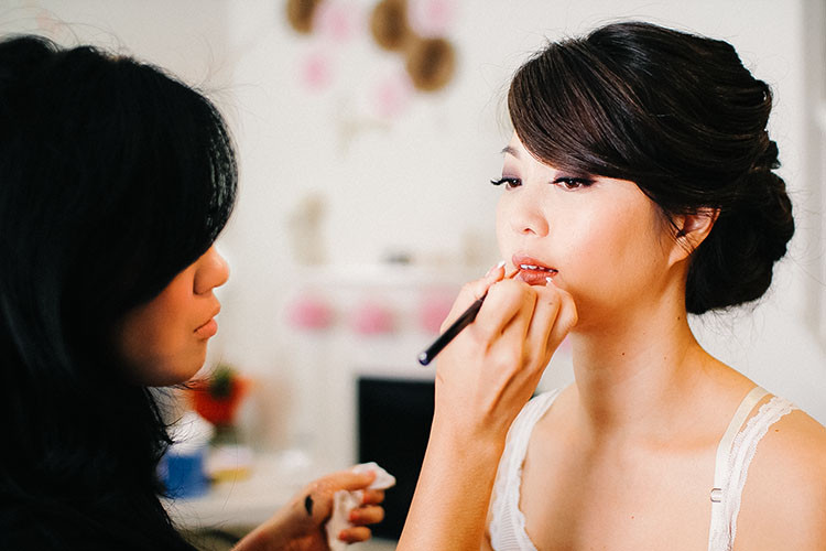 Where To Get Makeup Done For Wedding
 ting ready