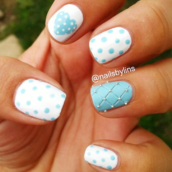 White And Blue Nail Designs
 Spring Trend 16 White Nail Designs You May Love Pretty
