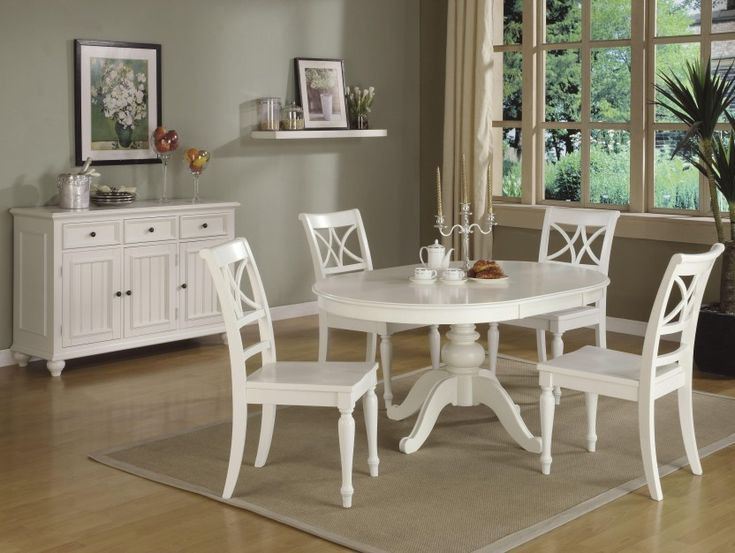 White Kitchen Table Sets
 round white kitchen table sets