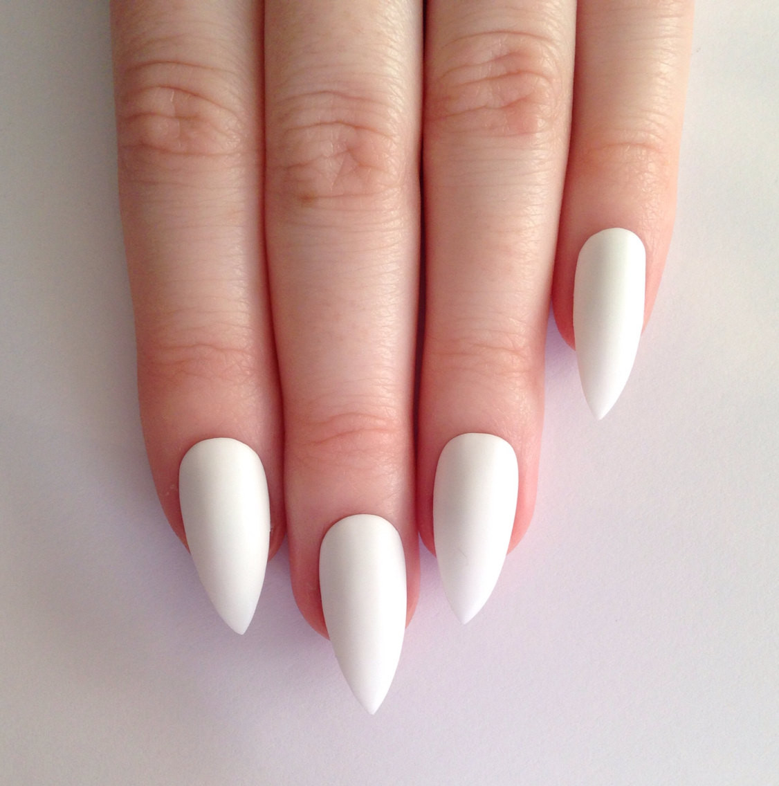White Matte Nail Designs
 Unavailable Listing on Etsy