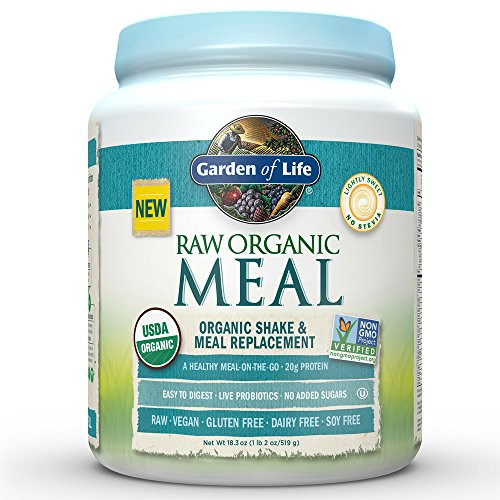 Whole Foods Vegetarian Protein Powder
 Garden of Life Meal Replacement – Organic Raw Plant Based