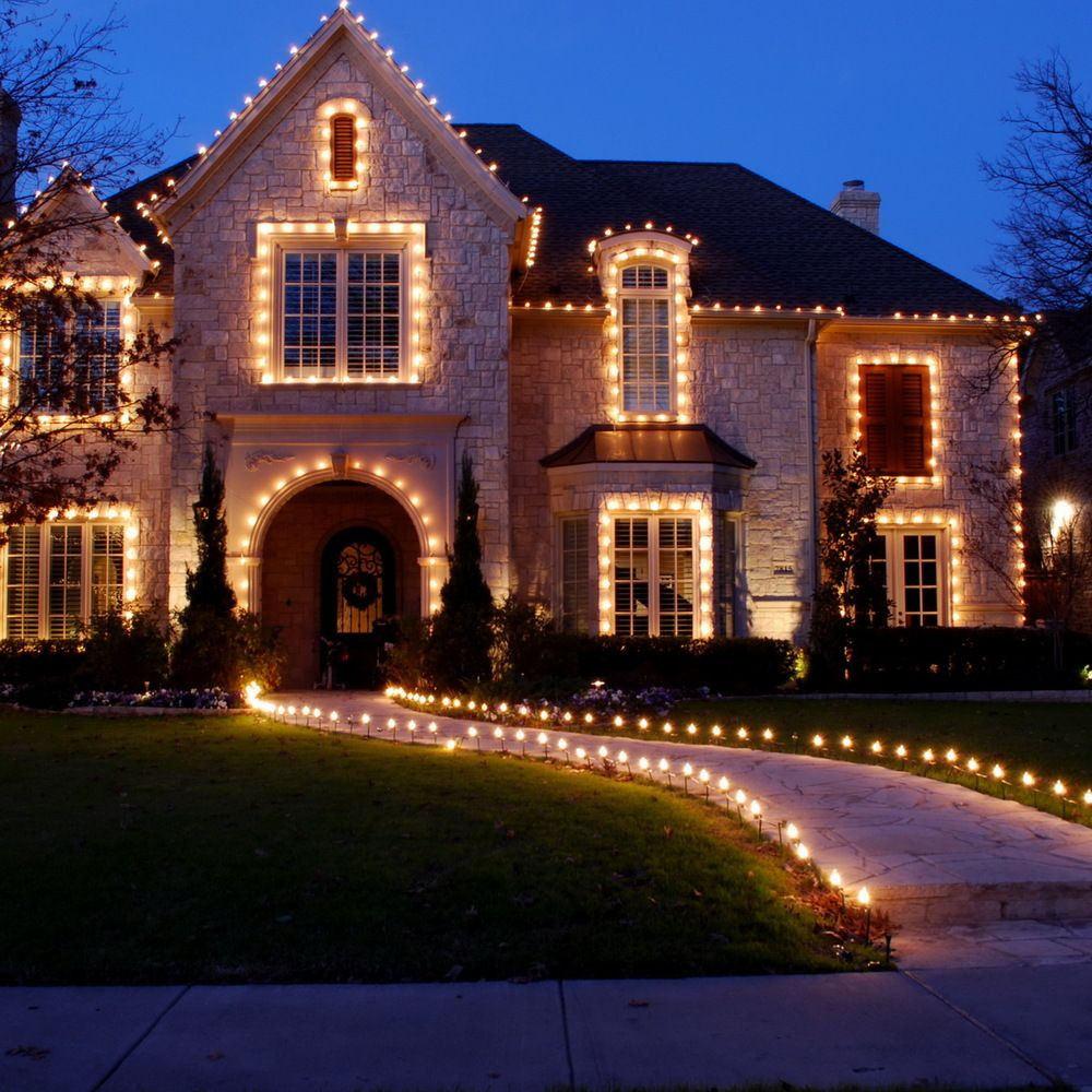 Whole House Christmas Lighting
 pictures of christmas light displays