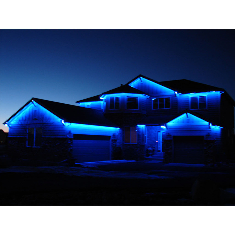 Whole House Christmas Lighting
 Waterproof 150ft Blue LED Indoor outdoor Christmas Rope