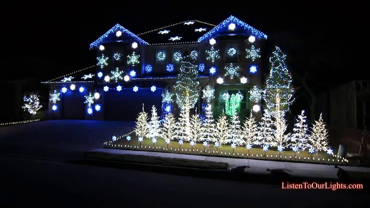 Whole House Christmas Lighting
 Christmas Lights Gangnam Style Original