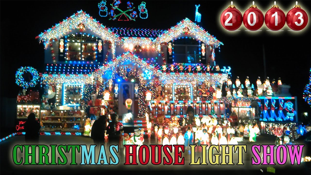 Whole House Christmas Lighting
 Christmas House Light Show 2013 [Best christmas outdoor