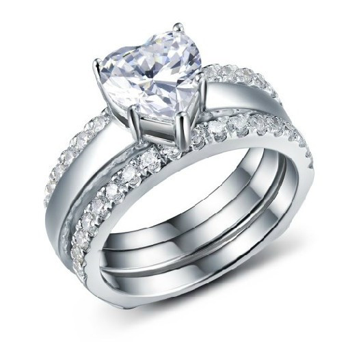 Wholesale Diamond Rings
 Aliexpress Buy 1ct Famous Designer Heart Jewelry