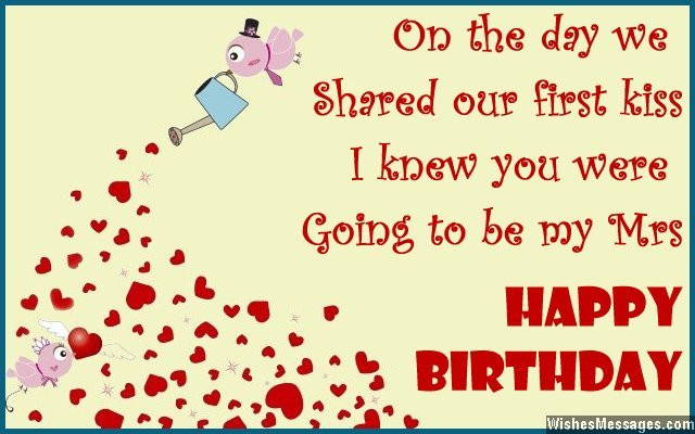 Wife Birthday Card Message
 Birthday Wishes for Wife Quotes and Messages
