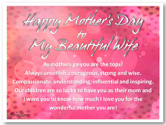 Wife Mothers Day Quotes
 What my husband sent me Love you honey