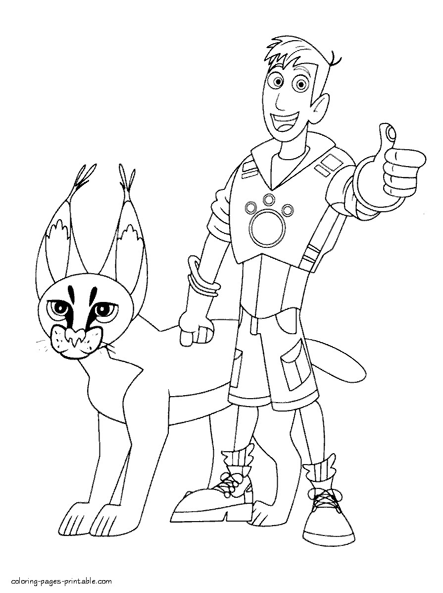 Wild Kratts Printable Coloring Pages
 Wild Kratts 2