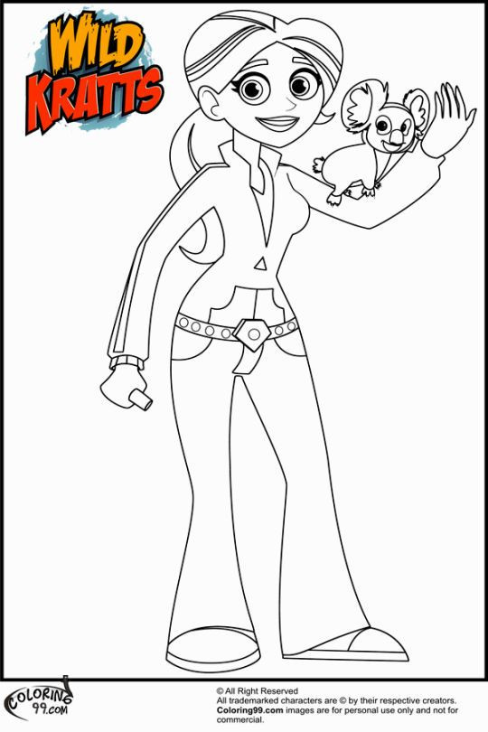 Wild Kratts Printable Coloring Pages
 Wild Kratts Coloring Pages To Print in 2019