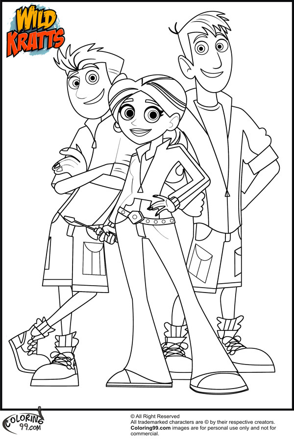 Wild Kratts Printable Coloring Pages
 Wild kratts Coloring pages and Coloring on Pinterest