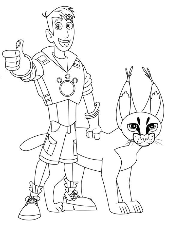 Wild Kratts Printable Coloring Pages
 print coloring image