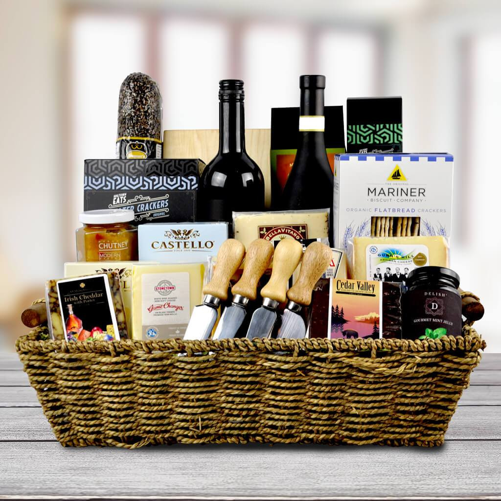Wine And Cheese Gift Basket Ideas
 Luxury Gift Baskets The Fifth Avenue Wine & Cheese Gift